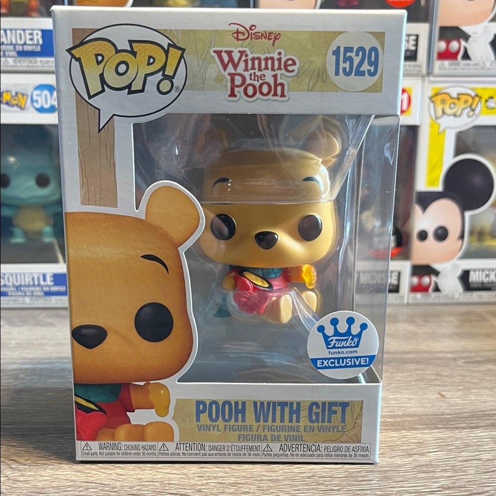 Funko Exclusive Winnie the Pooh with Gift Figure